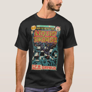 Poster med flytande svärd t shirt