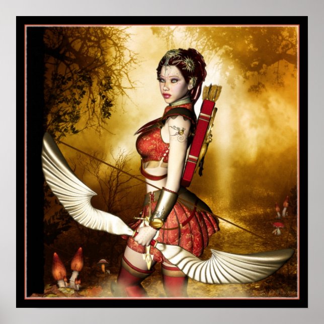 Poster med guldpil (Framsidan)