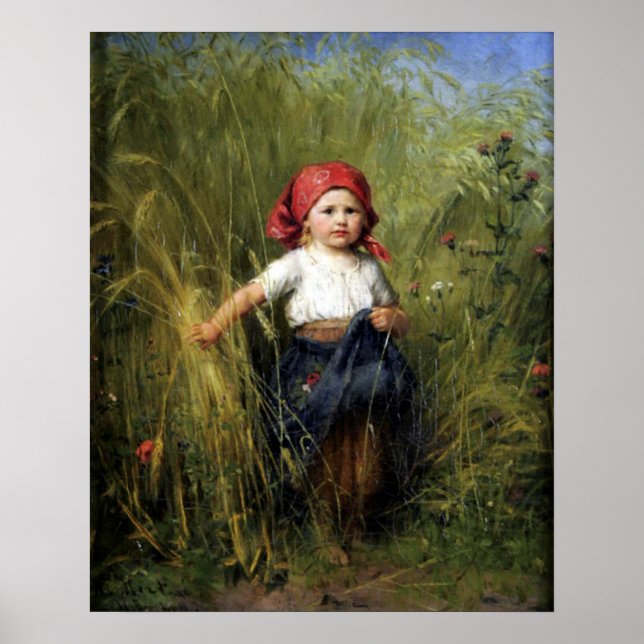 Poster med Heinrich Hirt-målning (Framsidan)