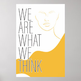 Poster med inspirationsmeddelande