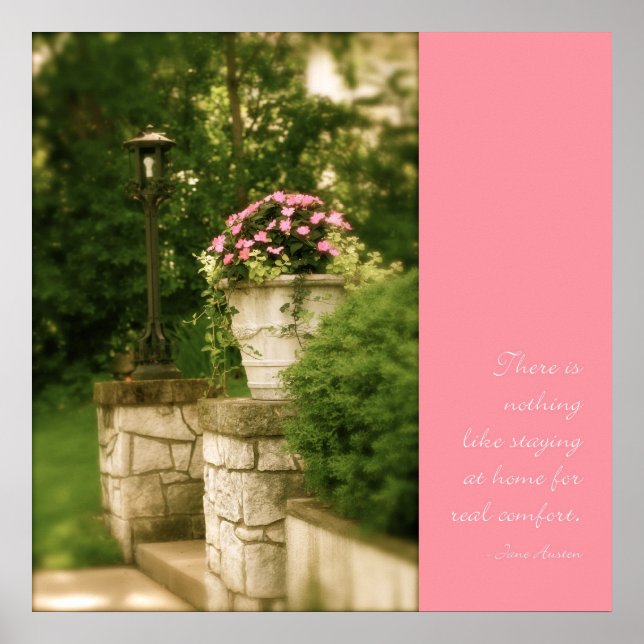 Poster med Jane Austen-citat (Framsidan)