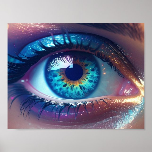 Poster med Loving Öga of Deep Wisdom (Framsidan)