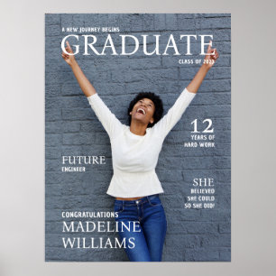 Poster med magasinomslag Photo Studenten