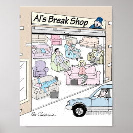 Poster med mekanisk Tecknad av Sal Caradonna