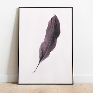 Poster med minimalistisk ludd