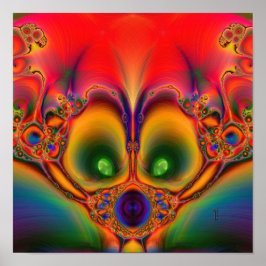 Poster med munkavle (12 x 12 tum)