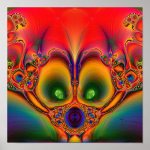 Poster med munkavle (12 x 12 tum)