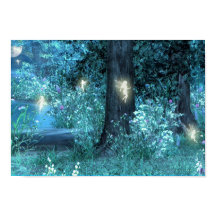 Poster med nattmagiska fairy flight