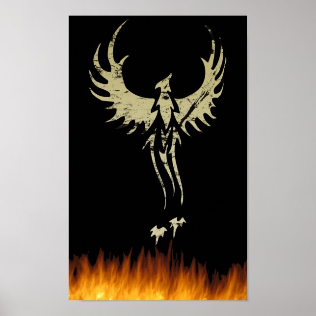 Poster med Phoenix-Stigning (Framsidan)