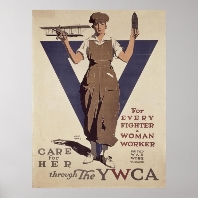 Poster med Poster utskrift av WWII-propaganda (Framsidan)