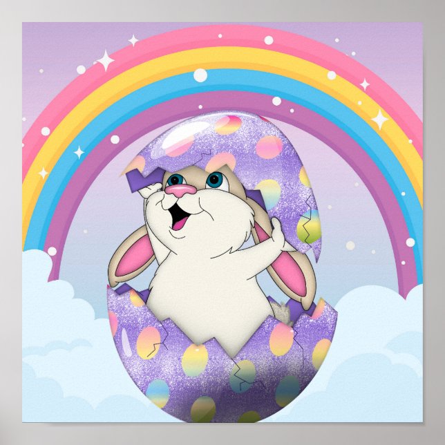 Poster med regnbåge (Framsidan)