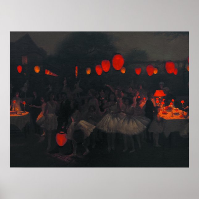 Poster med Thomas Cooper Gotch Painting (Framsidan)