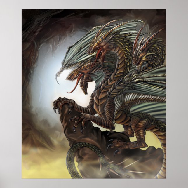 poster med tre huvuden (Framsidan)