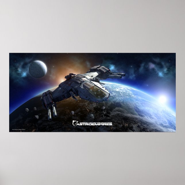 Poster med tungt bomber (Framsidan)