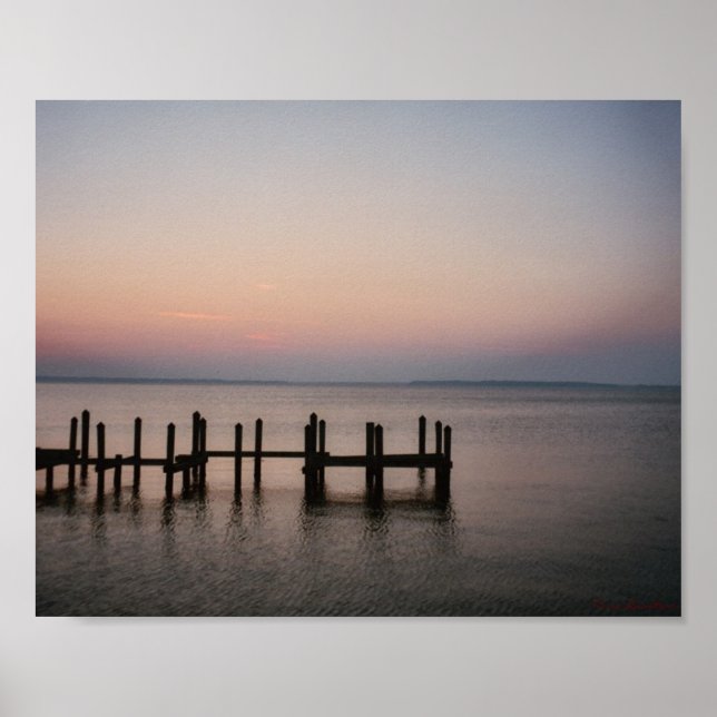 Poster med tyst Pier (Framsidan)