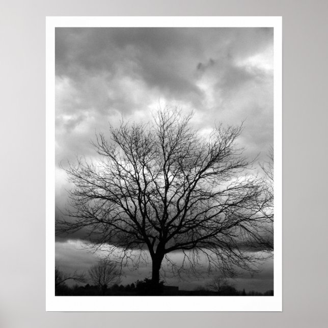 POSTER med uppgraderingsalternativet "Storm Clouds (Framsidan)