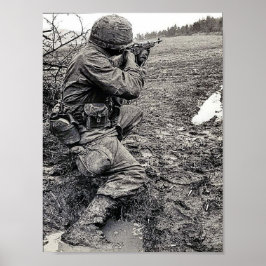Poster med USA:s armé i Vietnam