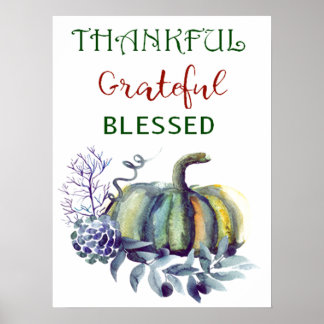 Poster med vattenfärgsminiatyrteckning