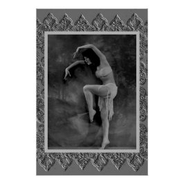 Poster med Vintage Dancer Kyra Perfect Poster