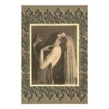 Poster med Vintage Dancer