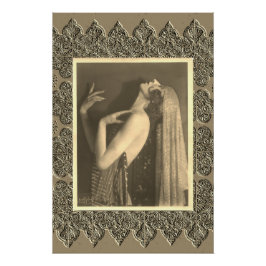 Poster med Vintage Dancer Perfect Poster