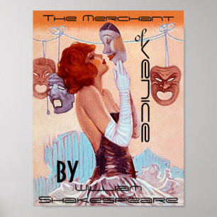 Poster Merchant of Venice William Shakespeare