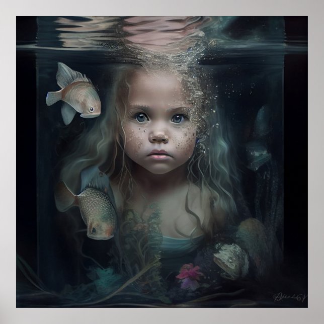 Poster mermaid (Framsidan)