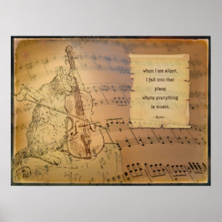 Poster met gedicht Rumi