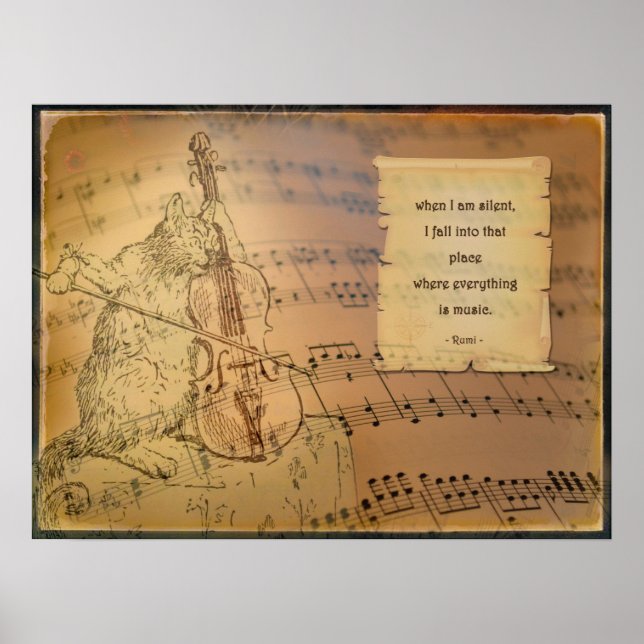 Poster met gedicht Rumi (Framsidan)