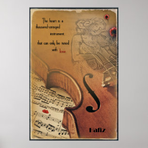 Poster met Hafiz - icke-reflekterat instrument