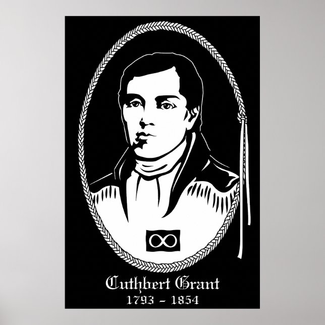Poster Metis Hero Poster Cuthbert Grant Prints  (Framsidan)