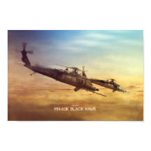 Poster MH-60 000 svart hawk