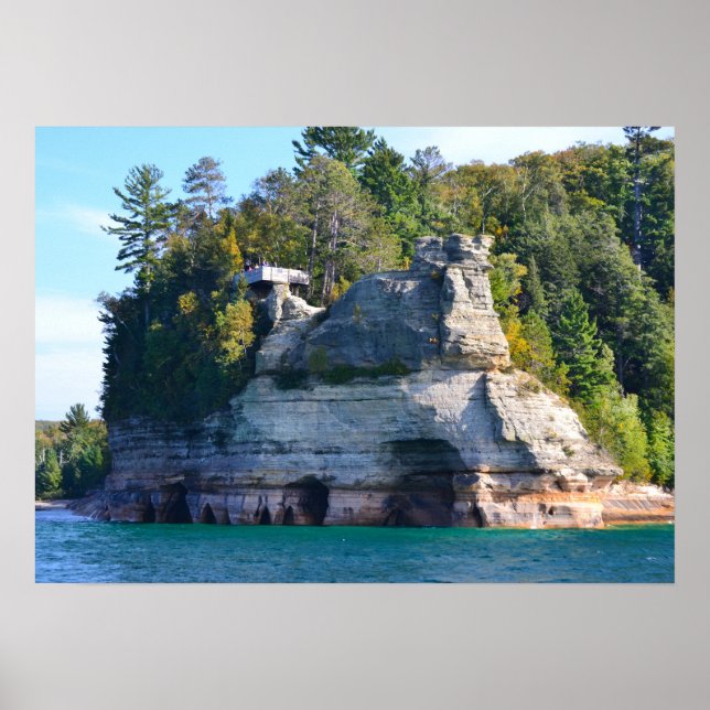 Poster/Miners Castle Upper Peninsula Michigan Poster (Framsidan)