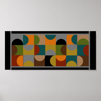 Poster modern i mitten av århundradet