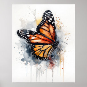 Poster Monarch Butterfly Art-utskrift