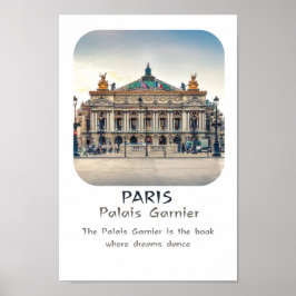 Poster monument de Paris : Palais Garnier