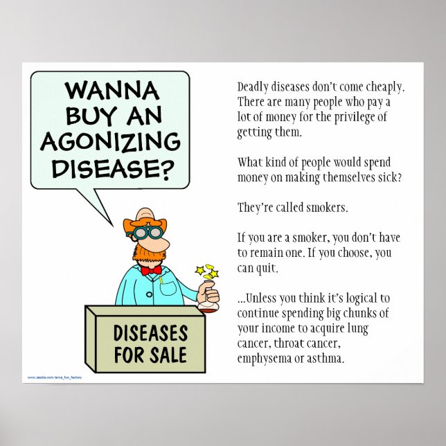 Poster mot rökning (Framsidan)