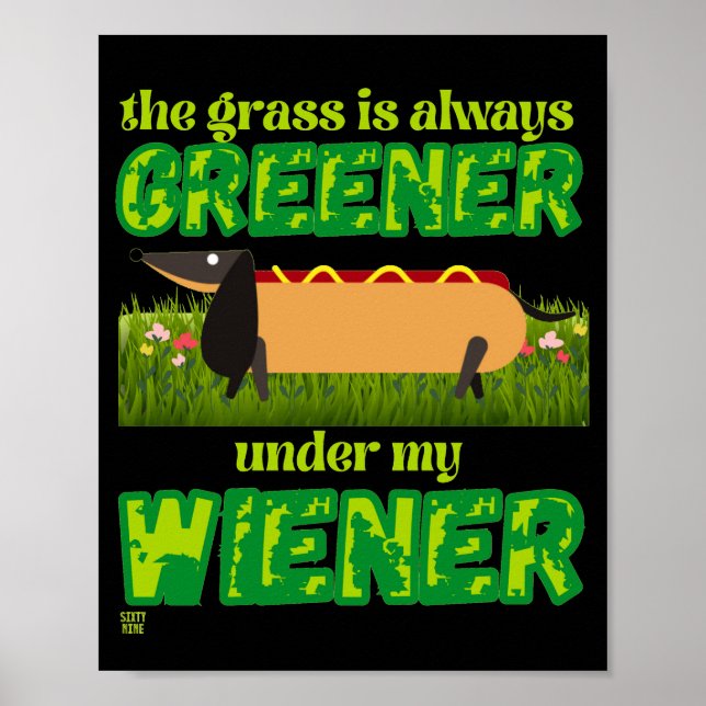 poster "MY WIENER". (Framsidan)