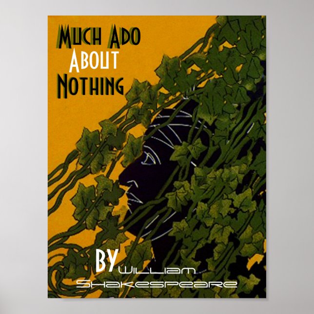 Poster mycket om Ingenting William Shakespeare (Framsidan)