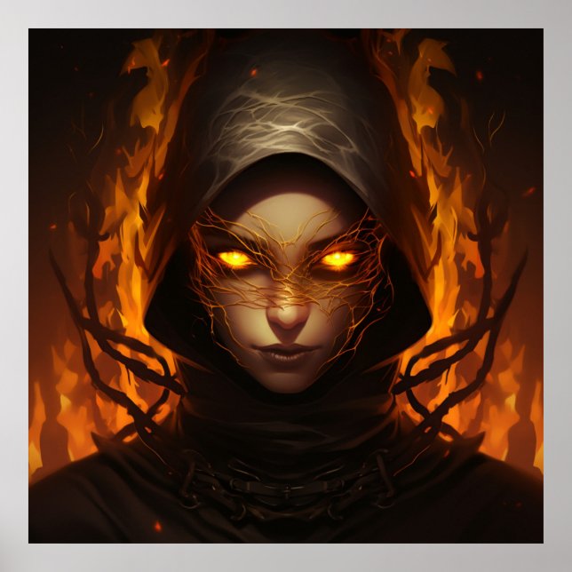 Poster Mysterious woman (Framsidan)