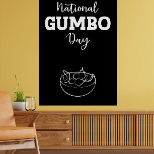 Poster nationella gumbordagsttecken