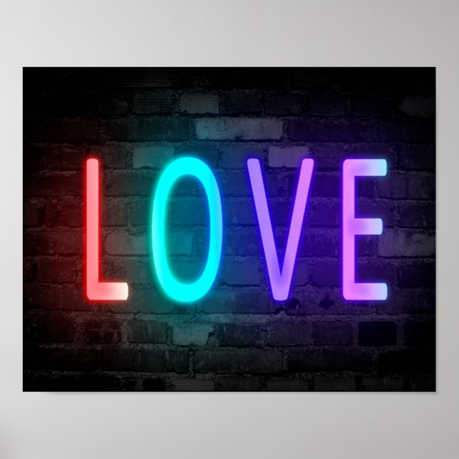 Poster neon (Framsidan)