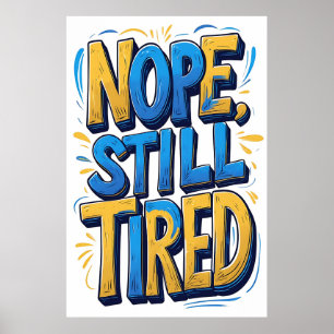 Poster neopisk, fortfarande tiröd typografi