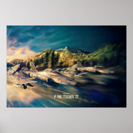 Poster Northrop F-5E Tiger II