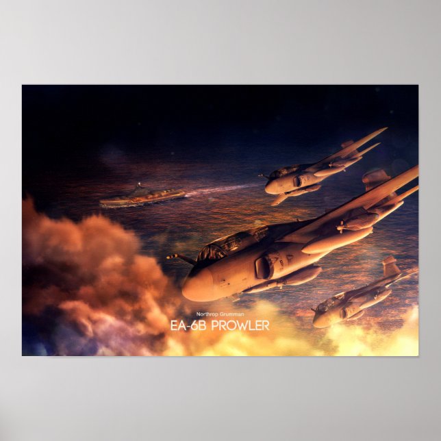 Poster Northrop Grumman EA-6B Prowler (Framsidan)