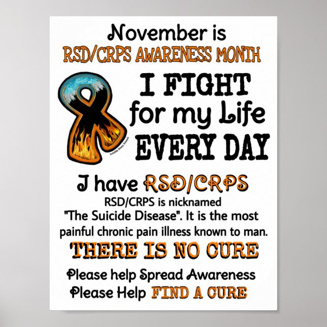 POSTER...november är...jag kämpar Poster (Framsidan)