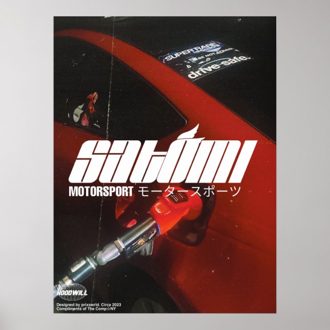 poster nr 111 av satomi motorsport (Framsidan)