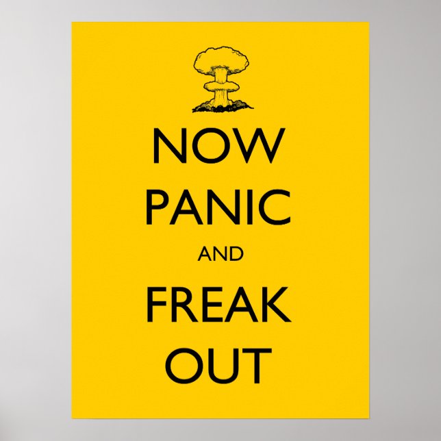 Poster nu Panic och Freak ut (Framsidan)
