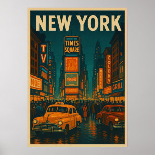 poster, nyc skyline art, manhattan w poster