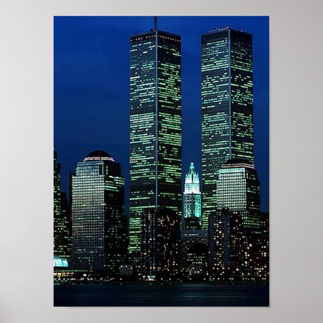 POSTER NYC~ World Trade Center ~ Twin Torn (Framsidan)